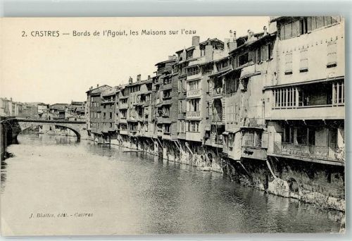 Castres Bords de lAgout les Maisons sur l eau Brücke