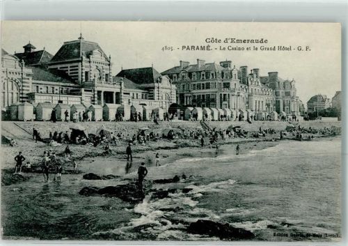 Paramé Cote d`Emeraude le Casino et le Grand Hotel