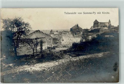 Sommepy-Tahure 1916 Kirche