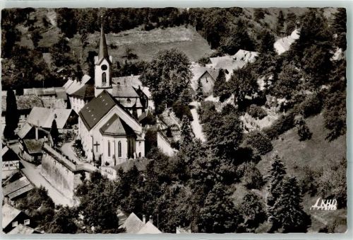 Wallenfels Fliegeraufnahme Hotel Wirtshangl Kirche St. Thomas