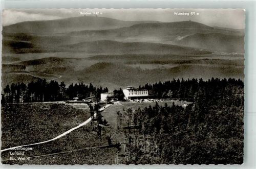 Walkenried Lederbogen Brocken Wurmberg Fliegeraufnahme Ort lt. Stempel