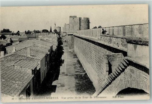 Aigues-Mortes Vue Prise de la Tour de Villeneuve