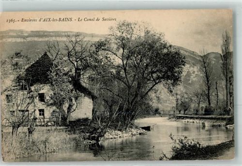 Aix-les-Bains le Canal de Savieres