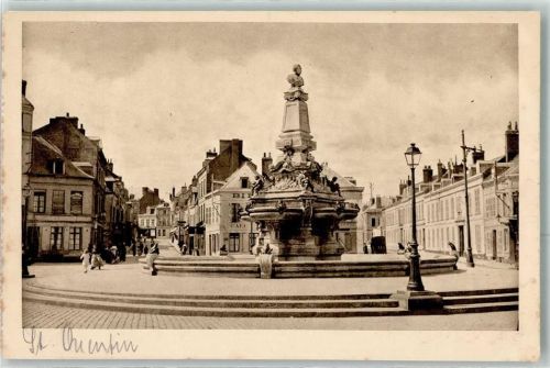 Saint-Quentin 1916 Denkmal Ort handschriftlich