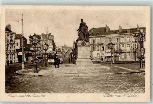 Saint-Quentin Platz vom 8.Oktober Straßenbahn