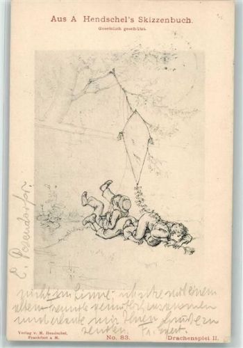 1905 aus dem Skizzenbuch Drachenspiel II. No. 83