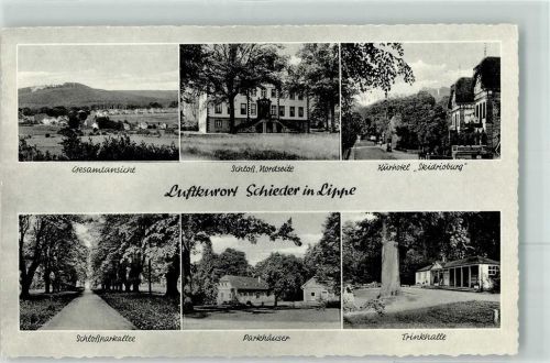 Schieder Hotel Skidrioburg Schloßparkkapelle Trinkhalle
