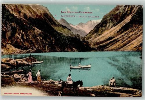 Cauterets le Lac de Gaube Ruderboot