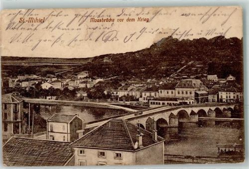 Saint-Mihiel 1915 Maasbrücke vor dem Krieg