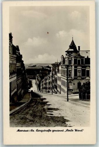 Meerane Bergstraße gen, Steile Wand