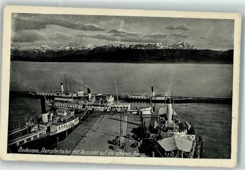 Friedrichshafen Dampfhafen Raddampfer