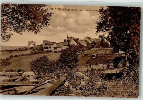 Hohegeiß 1916 Villenviertel Hochharz
