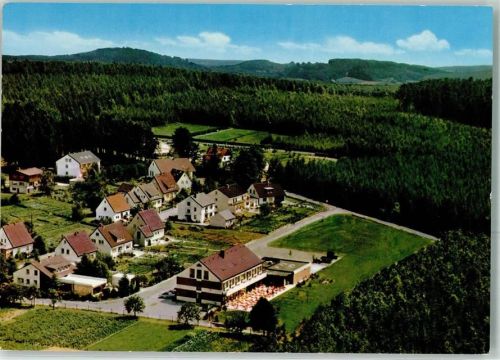 Herbram Hotel Haus Hubertushof Fliegeraufnahme