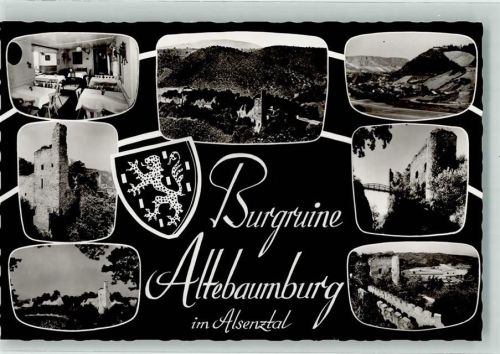 Altenbamberg die Ruine Altebaumburg im Alsenztal
