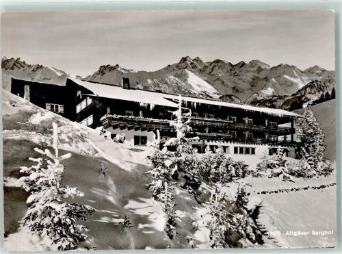 Blaichach Allgäuer Berghof mit Alpen Eck Winter