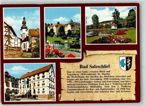 Bad Salzschlirf Kirche Rathaus Kurpark