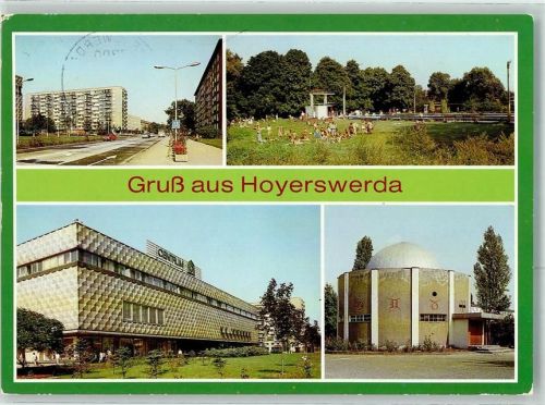 Hoyerswerda Planetarium Freibad Wilhelm Pieck Straße