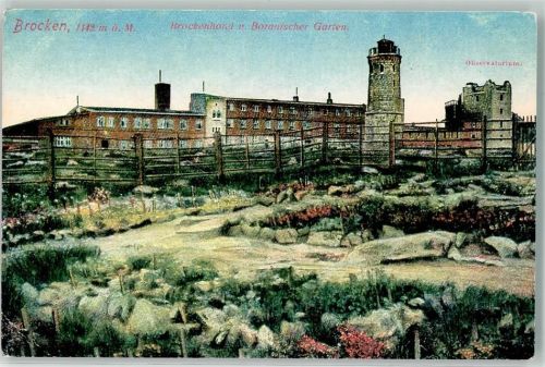 Brocken Brockenhotel Observatorium und Botanischer Garten