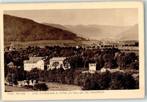 Saint-Die-des-Vosges vue d`Ensemble vers la Vallee de Taintrux