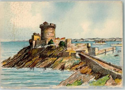 Saint-Jean-de-Luz le Fort Socoa sign. Baday