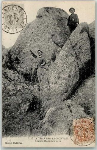 Saint-Brisson 1916 a Travers le Morvan Roches Monumentales