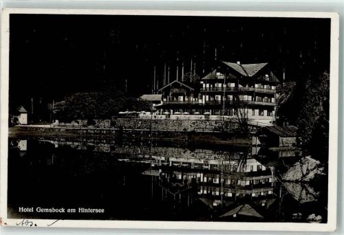 Hintersee Hotel Pension Gemsbock Gamsbock Nacht
