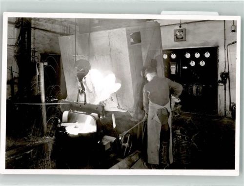 Augustenthal Foto Original aus Archiv eines Ansichtskartenverlag Metallgießer bei der Arbeit Ort lt. Recherche