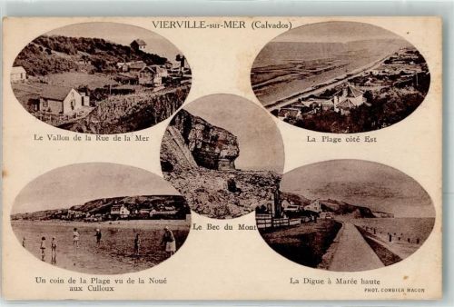 Vierville-sur-Mer Le Vallon de la Rue de la Mer La Plage Strand Le Bec du Mont