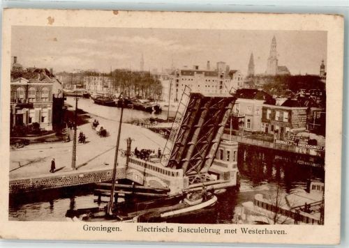 Groningen Klappbrücke Westerhaven