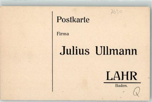 Lahr Fabrik Julius Ullmann