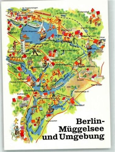 Müggelsee Landkarte