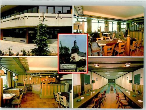 Glashütten Speisegaststätte Bürgerklause Gasthaus Gastraum Kegelbahn