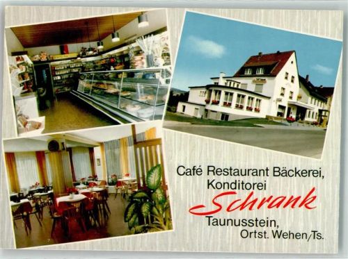 Wehen Cafe Restaurant Bäckerei Conditorei Gasthaus Schrank Gastraum Theke