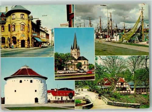 Frederikshavn 1976 Kirche Hafen