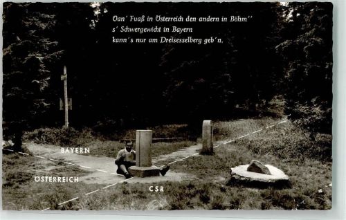 Haidmühle Grenze Dreiesselberg