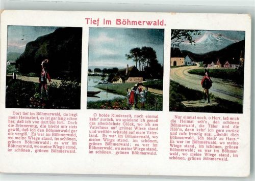 Tief im Böhmerwald Gedicht F Sch N Nr 2