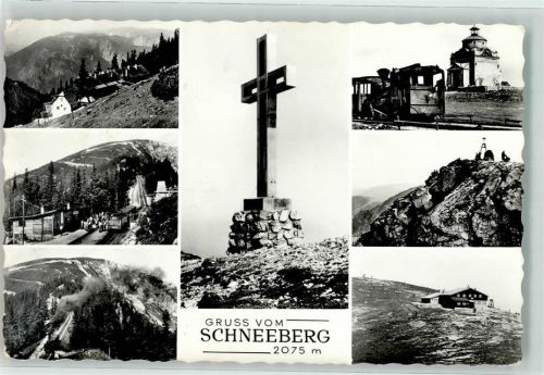 Hochschneeberg Gipfelkreuz Bergbahn