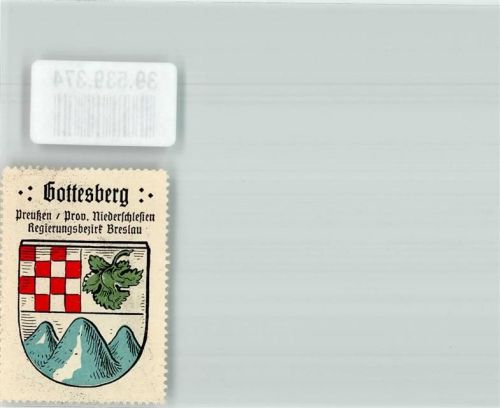 Gottesberg Wappen gottesberg Preußen Prov.Niederschlesien Reg.Bez.Breslau