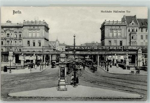 Kreuzberg Hochbahn Hallesches Tor Straßenbahn