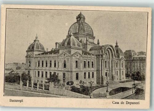 Bukarest Casa de Depuneri Straßenbahn