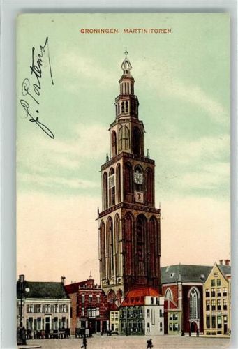 Groningen 1907 Martinitoren