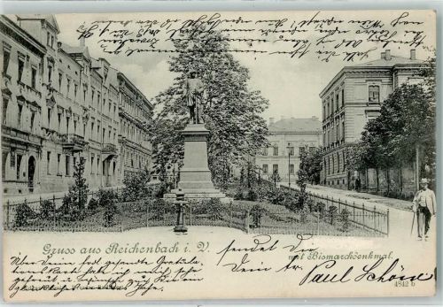 Reichenbach 1900 Bismarckdenkmal Hydrant