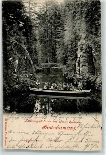 Hinterhermsdorf Landungsplatz Obere Schleuse