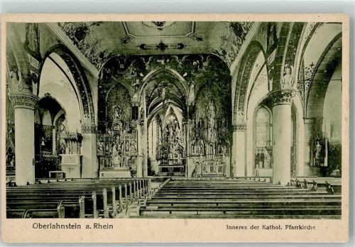 Oberlahnstein Inneres der Kath. Pfarrkirche