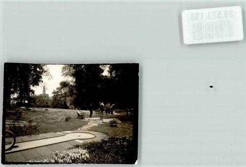 Weinheim Minigolf und Roter Turm Ort handschriftlich