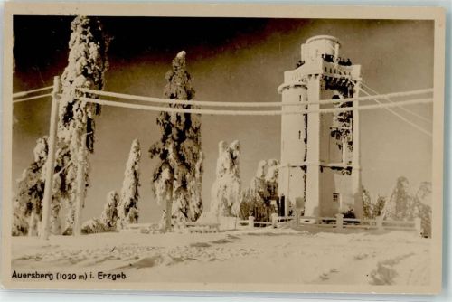 Wildenthal Winter Unterkunftshaus Auersberg Ausichtsturm