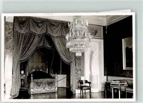 Ludwigsburg Foto Original aus Archiv eines Ansichtskartenverlags Residenzschloss Schlafzimmer d. Königin Ort handschriftlich