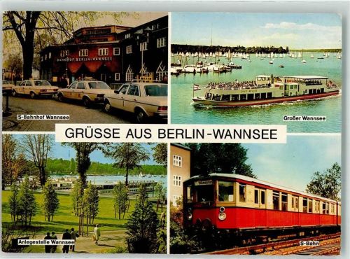 Wannsee S-Bahnhof Mercedes Fahrgastschiff Ernst Reuter S-Bahn