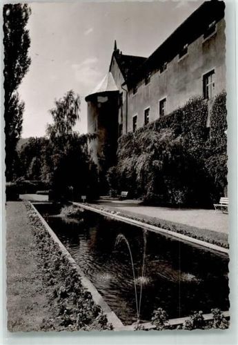 Wolfach Schlosspark Foto Original aus Archiv eines Ansichtskartenverlags