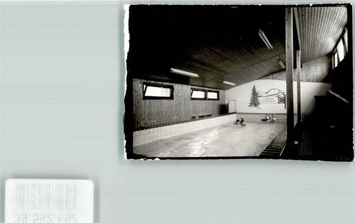 Staufen Schwimmbad des Campingplatzes BelchenblickFoto Original aus Archiv eines Ansichtskartenverlags Ort handschriftlich